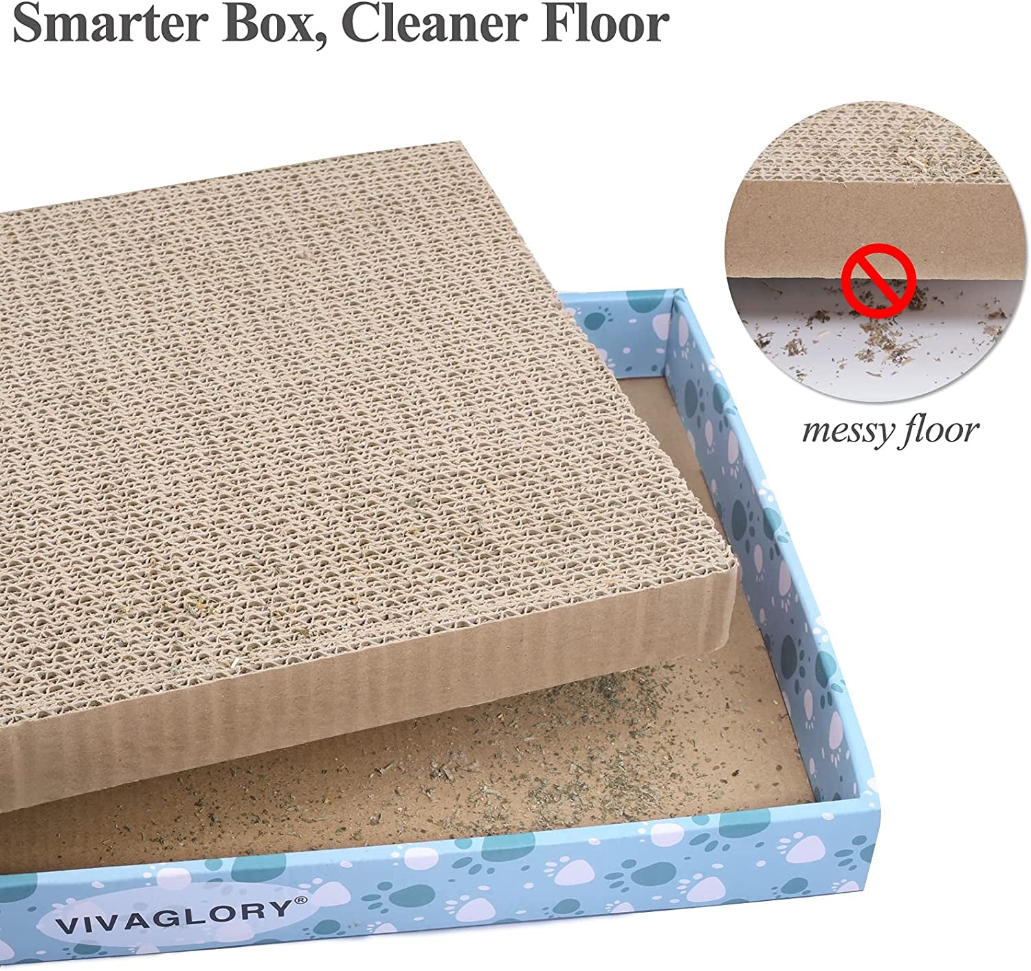 Ultimate Cat Scratcher Pad - 3-Pack Extra Wide Cardboard Scratch Boards with Catnip for Indoor Kittens