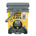 Purina 4-In-1 Strength Floral Scented Clumping Cat Litter - 35 Lb Pail for Ultimate Odor Control and Freshness