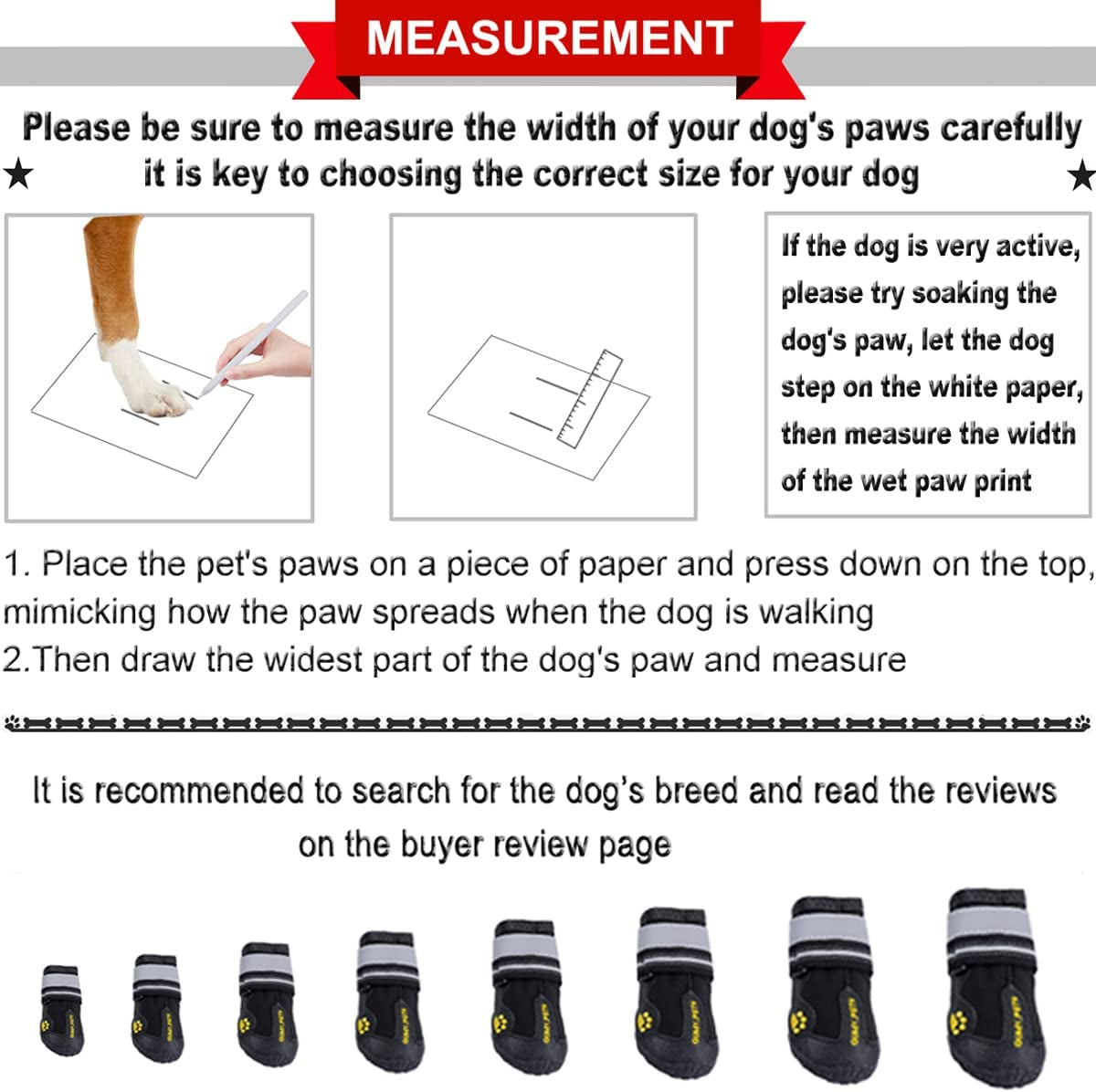 Premium Dog Boots for All Seasons - Durable, Water-Resistant Paw Protectors for Large & Medium Dogs - Ideal for Snow, Hot Pavement, and Indoor Slippery Floors