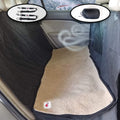 Premium 5-Piece Pet Seat Cover & Dog Hammock with Washable Fleece Mat, Mesh Window & Durable Metal Buckles - Ultimate Protection for Your Car