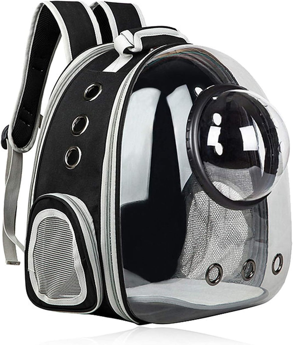 Versatile Black Cat & Dog Backpack Carrier - Perfect for Travel, Hiking & Outdoor Adventures!
