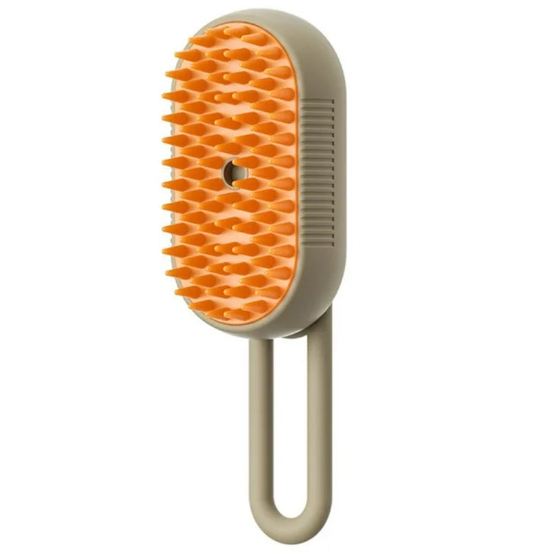 3-in-1 Electric Cat & Dog Steam Brush - Groom, Massage & Remove Hair Effortlessly!