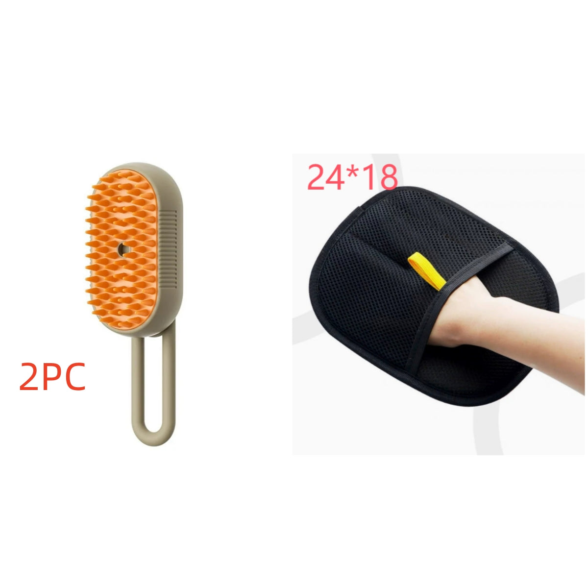 3-in-1 Electric Cat & Dog Steam Brush - Groom, Massage & Remove Hair Effortlessly!