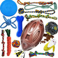 Ultimate 14-Pack Puppy Chew Toy Bundle - Fun Squeaky Toys, Tug-of-War Games, and Teething Relief for Small Dogs!