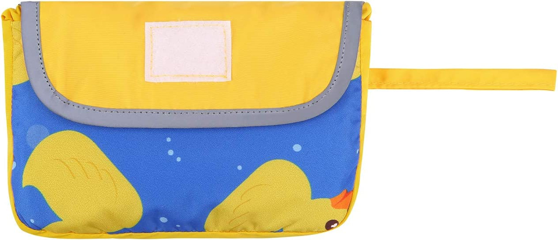 Stylish Reversible Hooded Dog Raincoat - Waterproof Poncho Jacket for Small to Large Dogs & Ducks - Bright Yellow - Size L