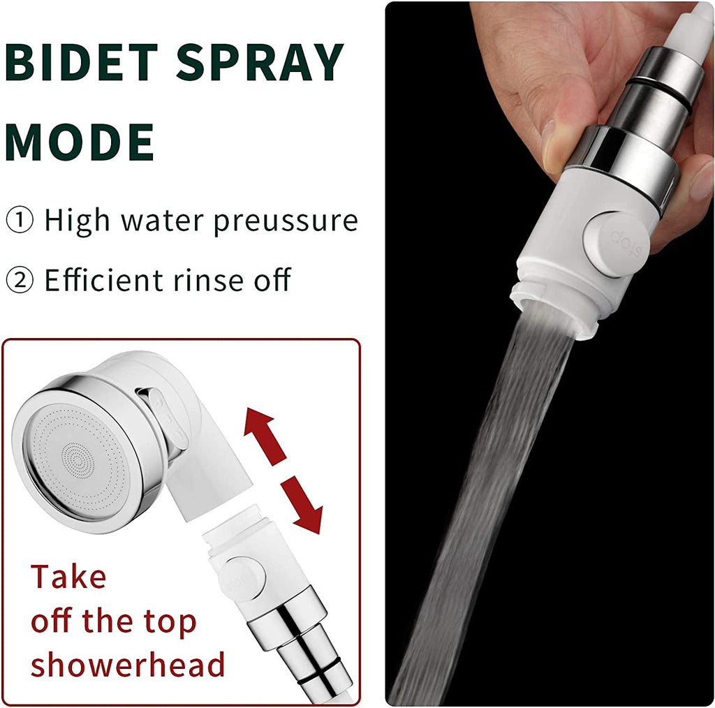 Versatile Sink Faucet Sprayer Attachment - Ideal for Dog Bathing, Laundry, and Kitchen Use!