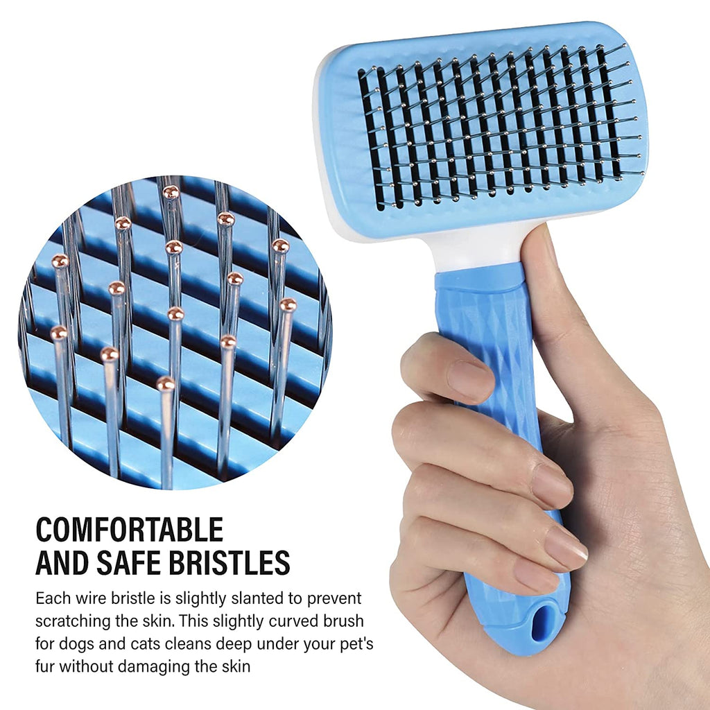 Ultimate Pet Deshedding Brush - Reduce Shedding by 90% for Dogs & Cats with Short or Long Hair!