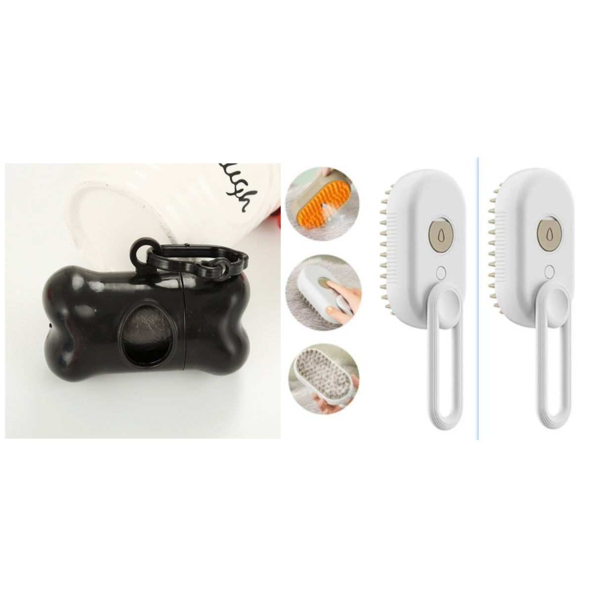 3-in-1 Electric Cat & Dog Steam Brush - Groom, Massage & Remove Hair Effortlessly!