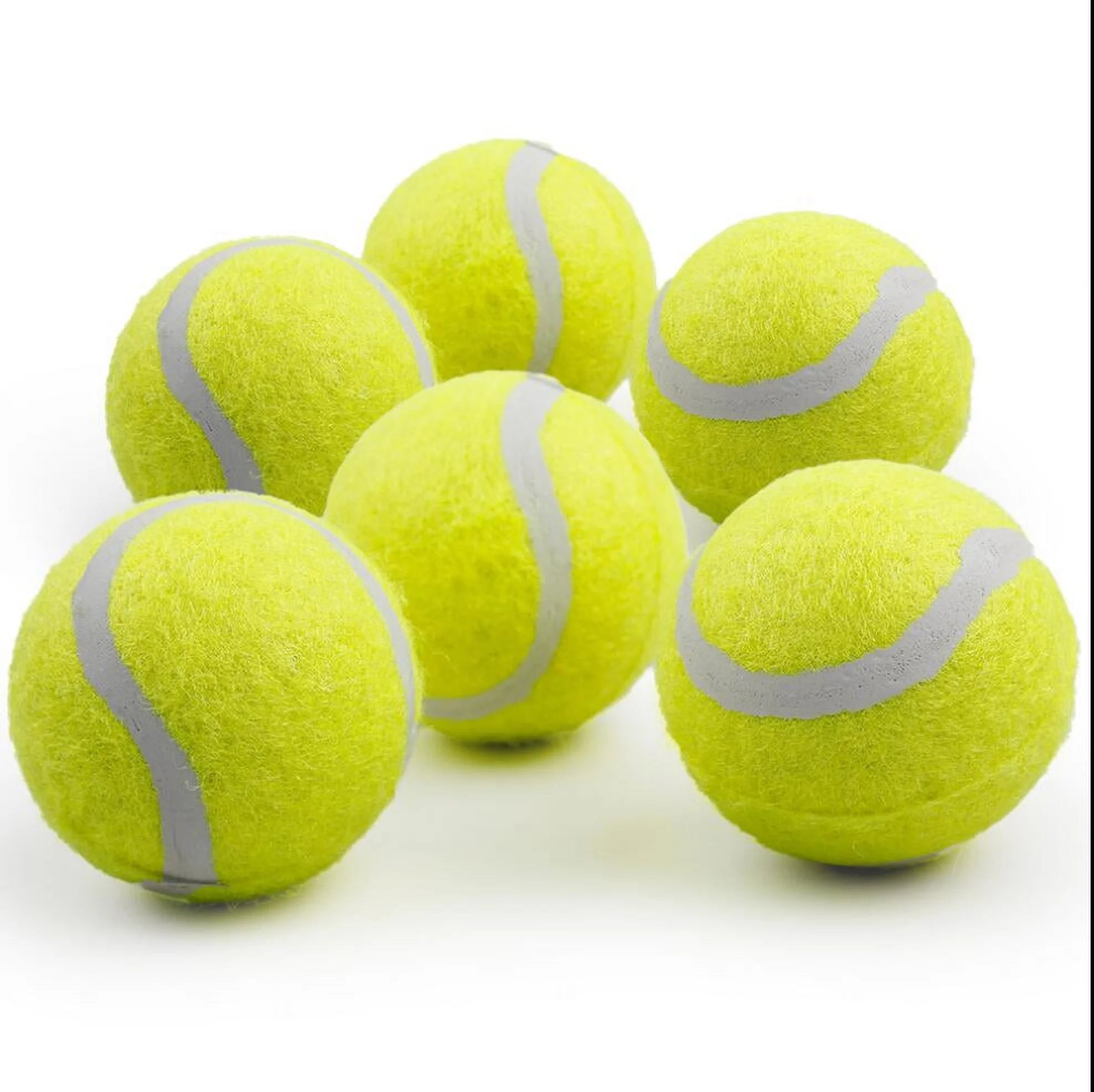 6-Pack Mini Tennis Balls for Dogs - Perfect Fetch Toy for Puppies and Small Breeds (2-Inch AFP Automatic Ball Launcher Refills)