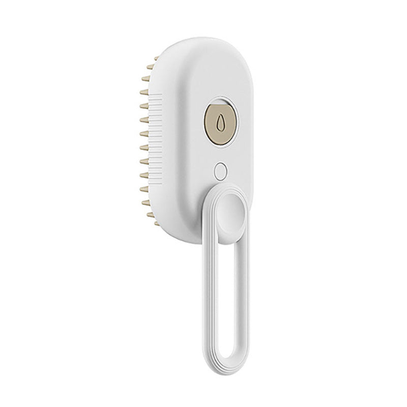 3-in-1 Electric Cat & Dog Steam Brush - Groom, Massage & Remove Hair Effortlessly!