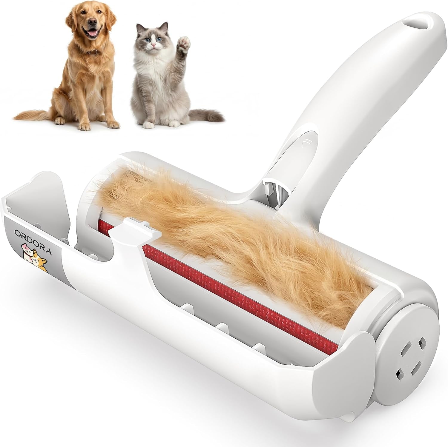Ultimate Pet Hair Removal Tool - Eco-Friendly Reusable Lint Roller for Effortless Cleaning of Couch, Bedding, Car & More - Perfect for Multi-Pet Homes!
