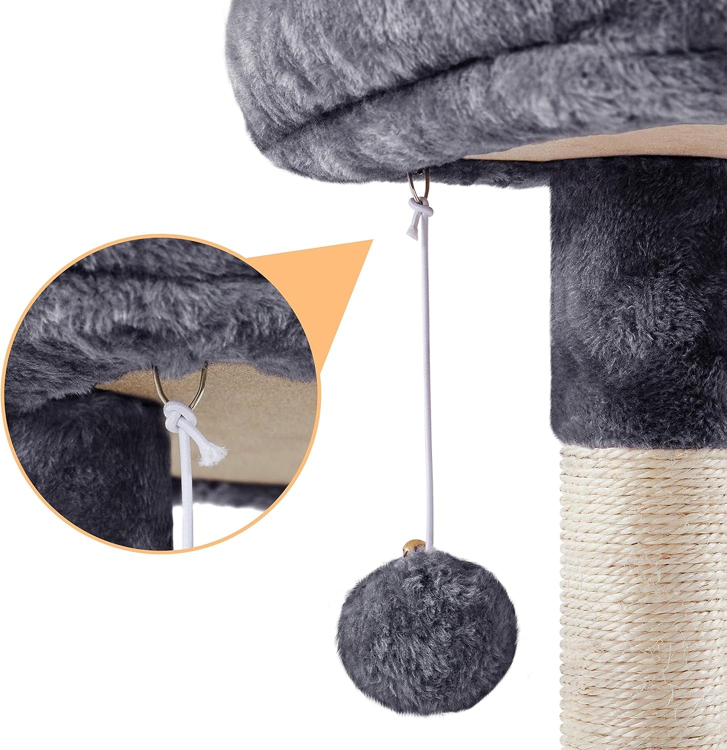 Multi-Level Cat Tree Tower - 34" Kitty Condo with Scratch Boards & Sisal Posts - Perfect Indoor Activity Center for Kittens