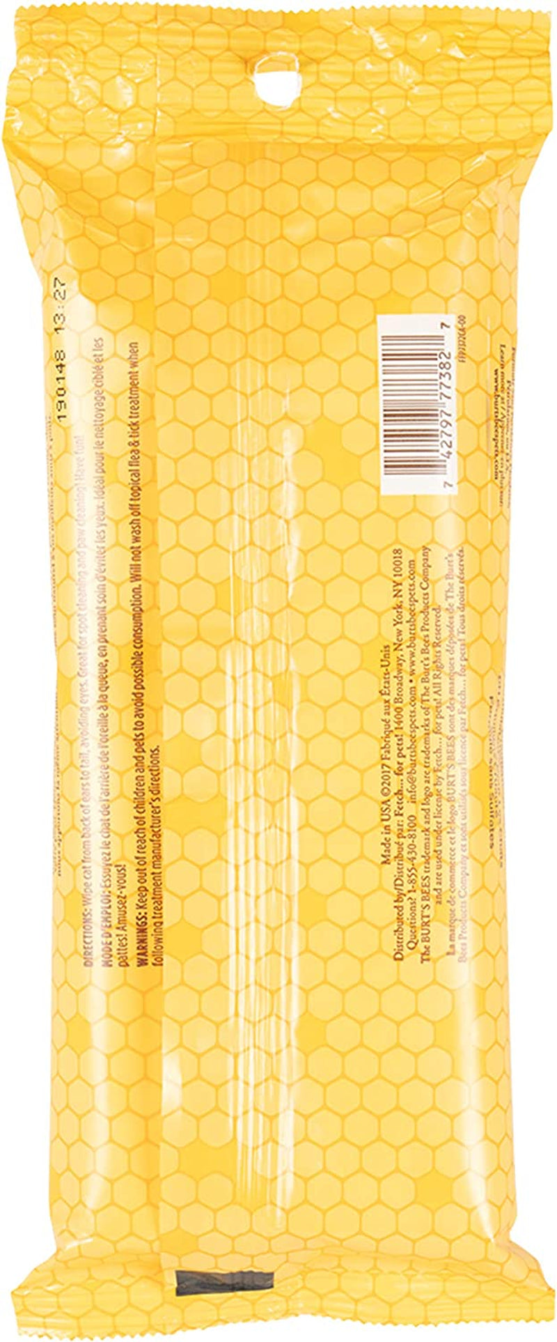 Gentle Cat Dander Remover Wipes - Soothing Oat Flour & Aloe Grooming Cloths for Cats & Kittens, 50 Count, Unscented