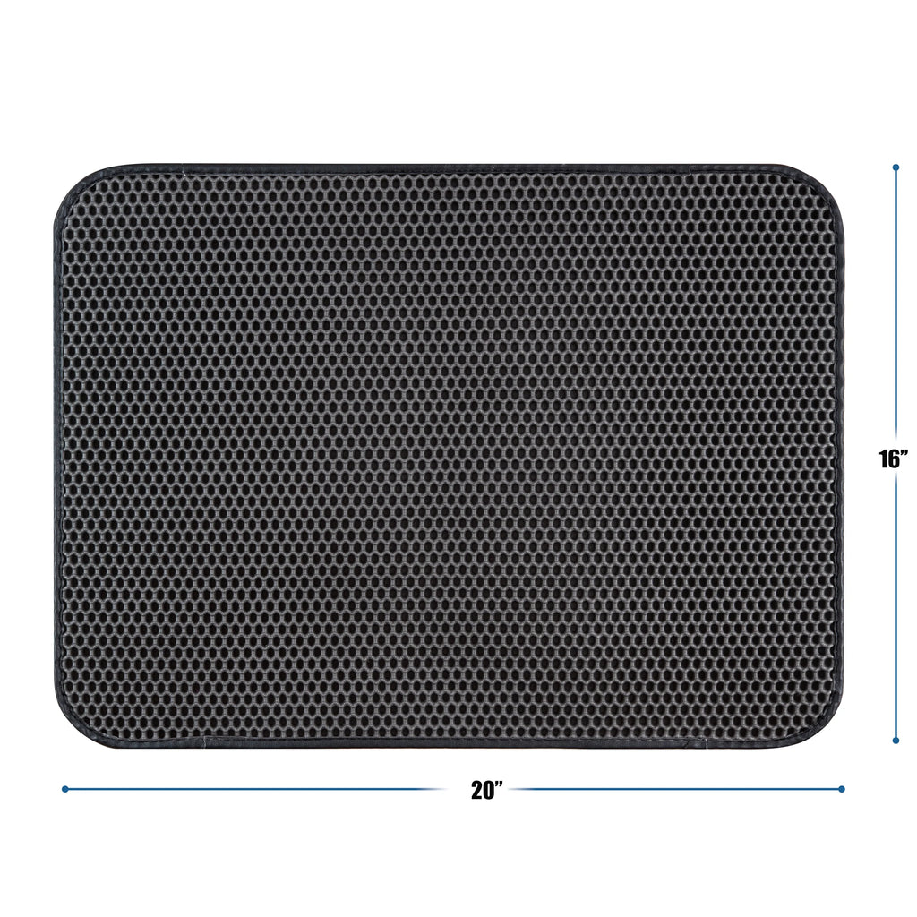 Ultimate Cat Litter Trapping Mat - Waterproof Honeycomb Design for Effortless Cleaning!