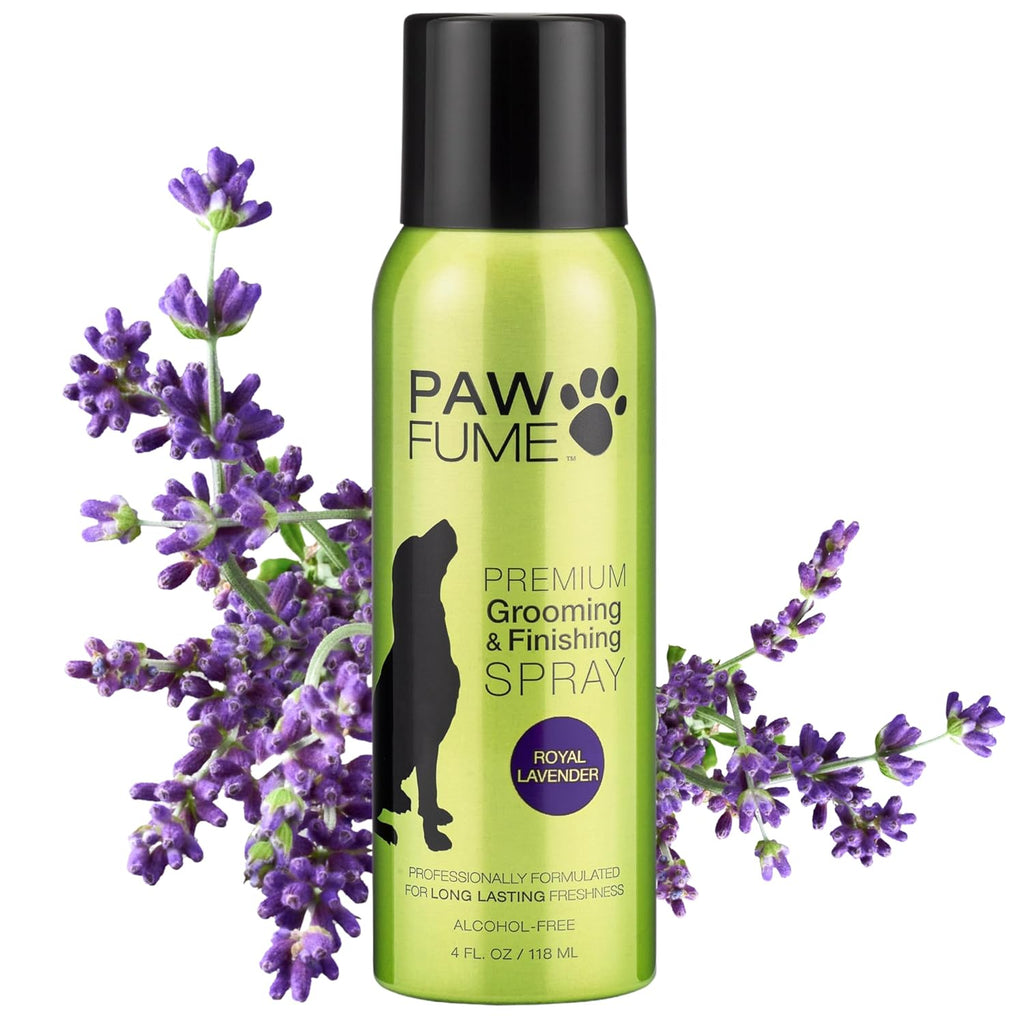 PAWFUME Royal Lavender Dog Detangler Spray – Hypoallergenic & Moisturizing for Luxurious Salon-Quality Grooming, 1-Pack