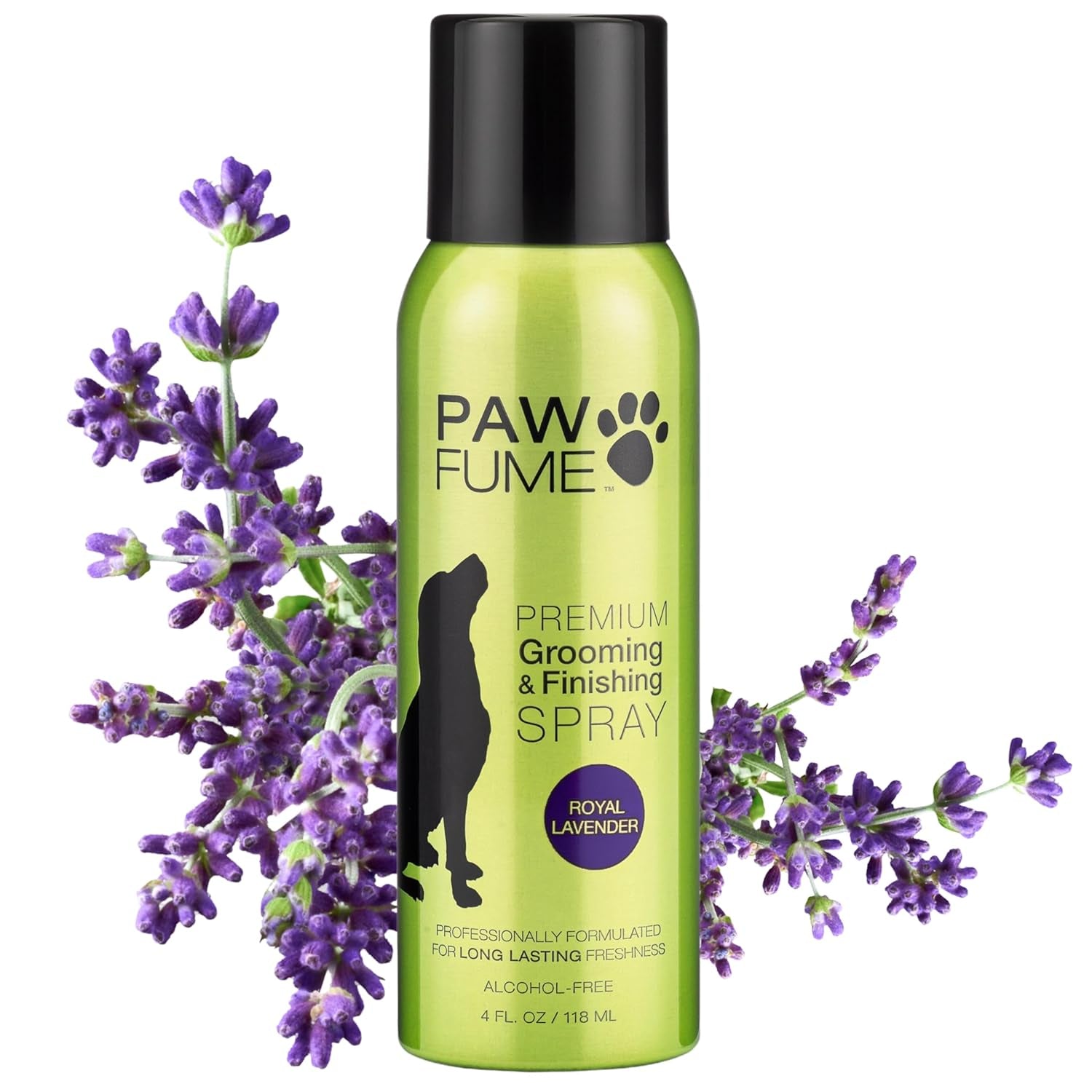 PAWFUME Royal Lavender Dog Detangler Spray – Hypoallergenic & Moisturizing for Luxurious Salon-Quality Grooming, 1-Pack