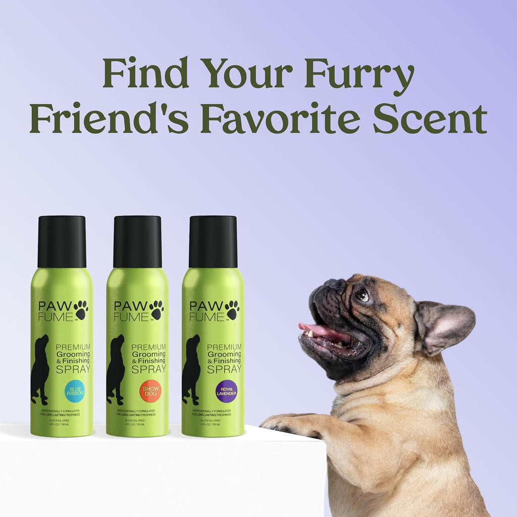 PAWFUME Royal Lavender Dog Detangler Spray – Hypoallergenic & Moisturizing for Luxurious Salon-Quality Grooming, 1-Pack