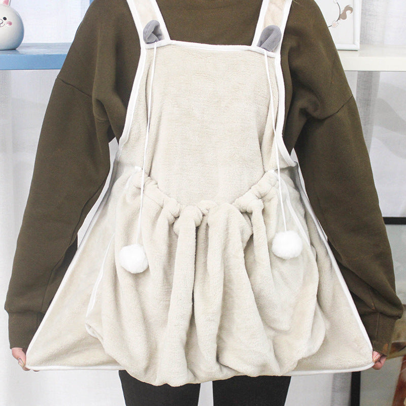 Pet-Friendly Women's Apron - Non-Stick, Anti-Grab Design for Cat and Small Dog Lovers