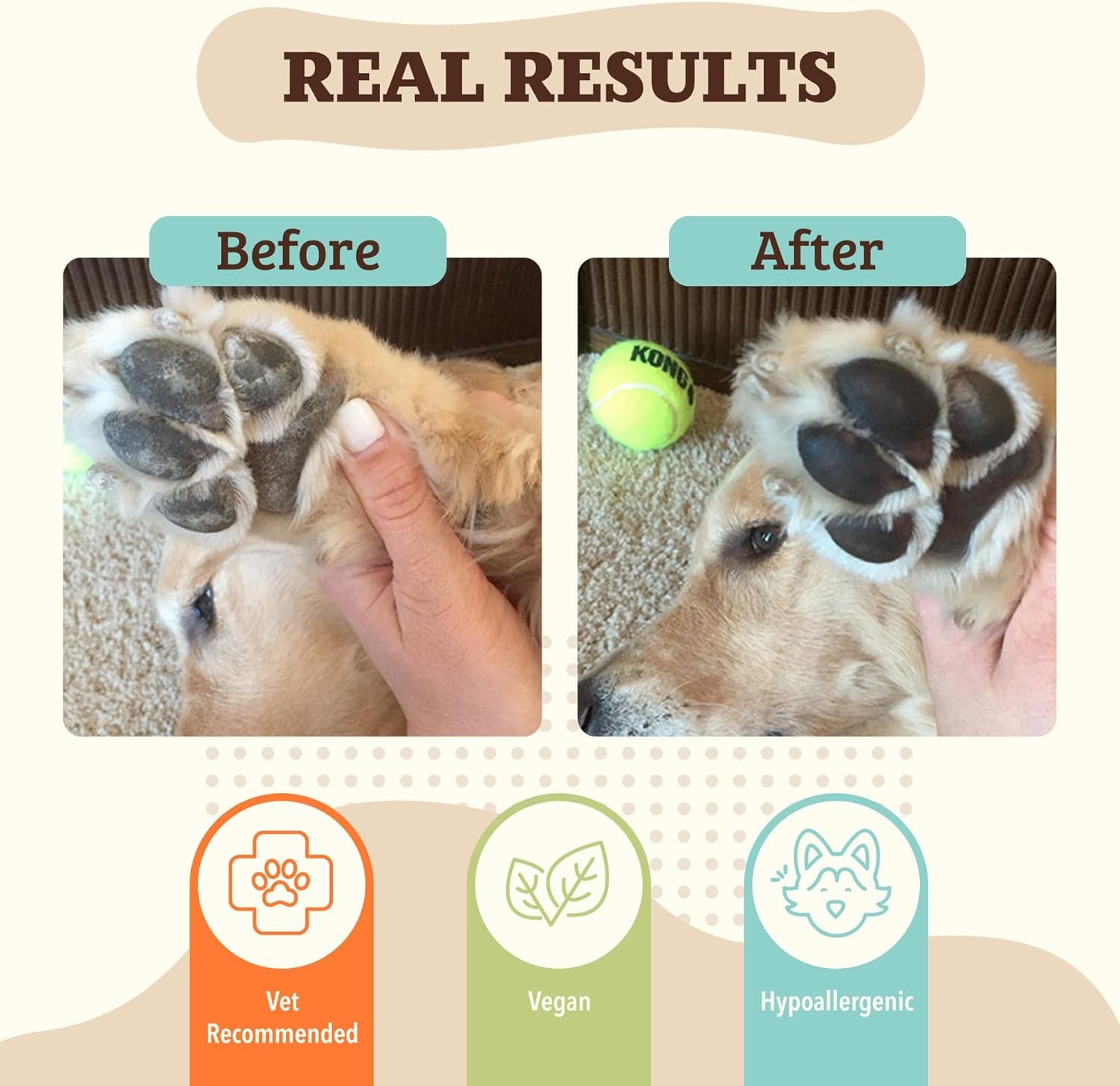 Pawtection Balm - Natural & Lick-Safe Relief for Hot Pavement, Dry Cracked Paws & Rough Terrain - 1 Oz Tin