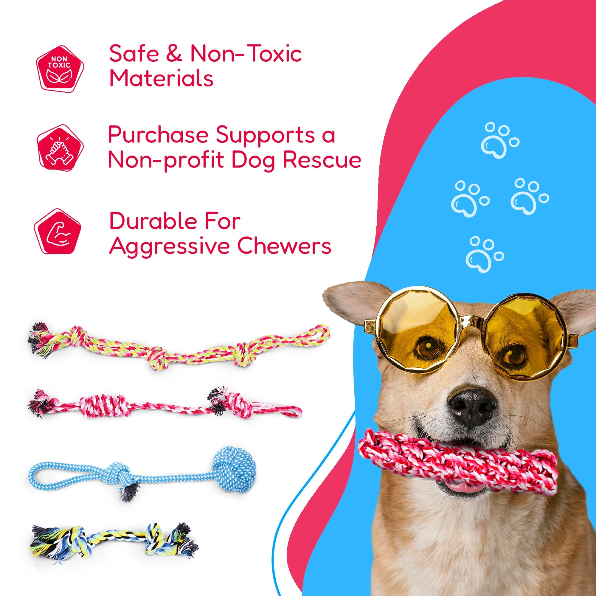 Ultimate 11-Piece Dog Rope Toy Set for Small & Medium Dogs - Perfect for Puppy Teething and Playtime!