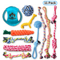 Ultimate 11-Piece Dog Rope Toy Set for Small & Medium Dogs - Perfect for Puppy Teething and Playtime!