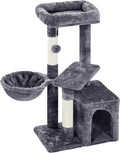 Multi-Level Cat Tree Tower - 34" Kitty Condo with Scratch Boards & Sisal Posts - Perfect Indoor Activity Center for Kittens