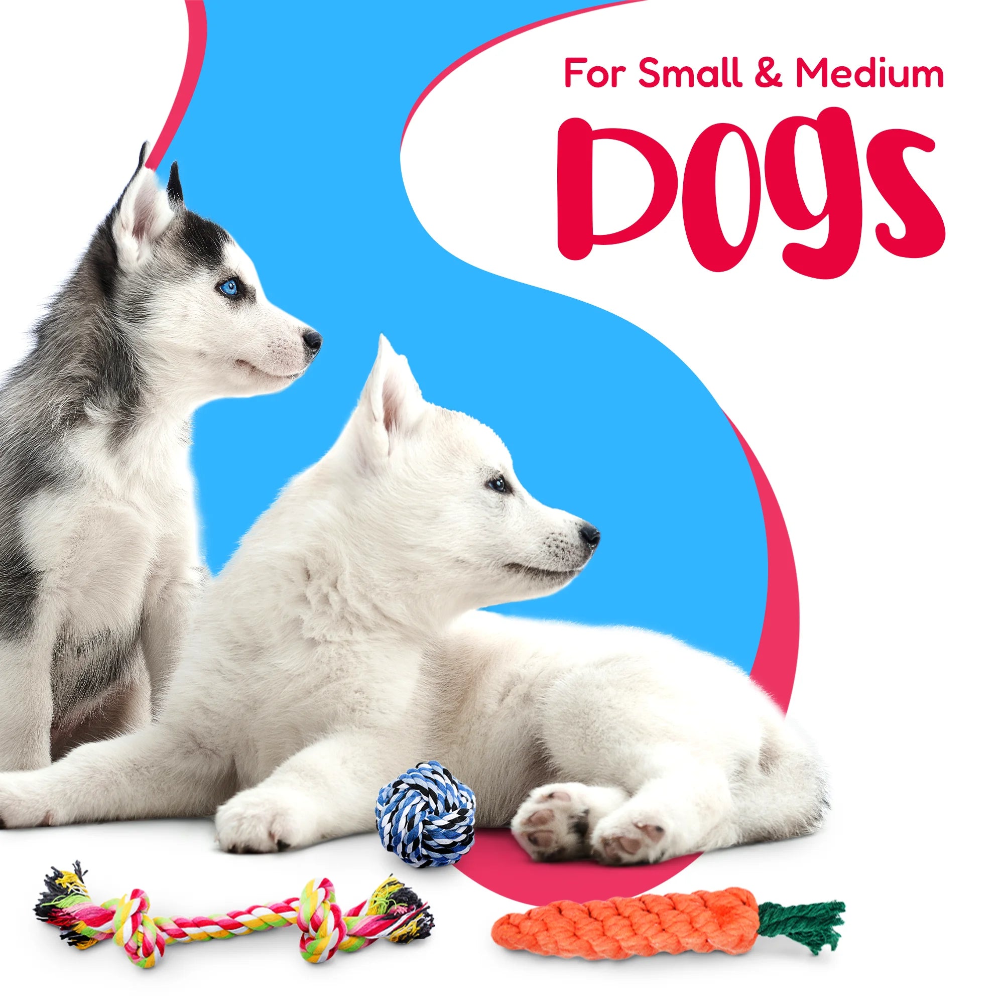 Ultimate 11-Piece Dog Rope Toy Set for Small & Medium Dogs - Perfect for Puppy Teething and Playtime!