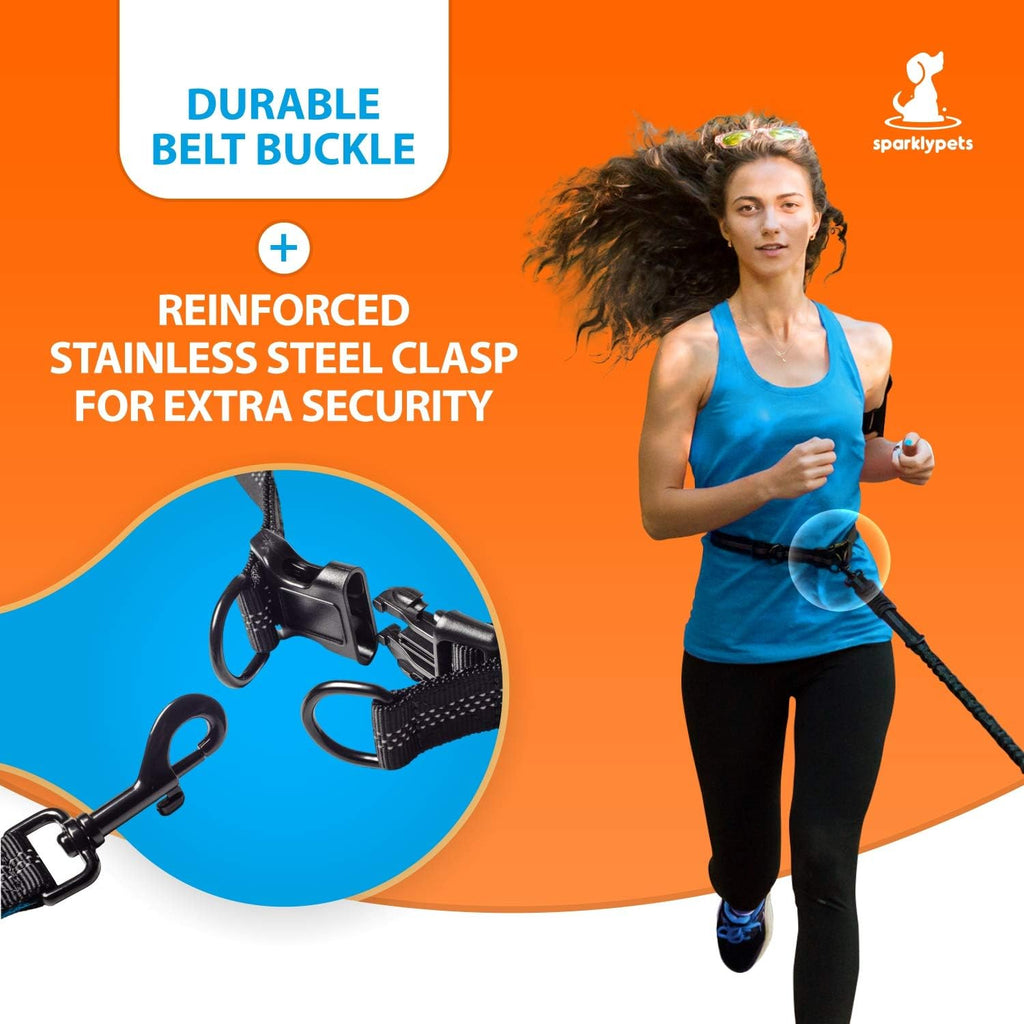 Ultimate Hands-Free Double Dog Leash - Tangle-Free Dual Leash for Medium & Large Breeds with Padded Handles & Reflective Stitches