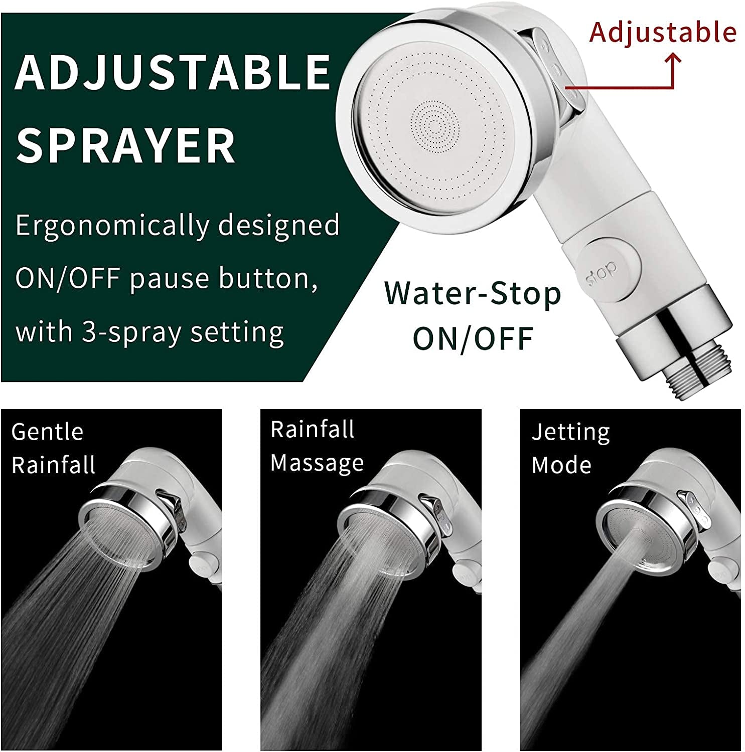 Versatile Sink Faucet Sprayer Attachment - Ideal for Dog Bathing, Laundry, and Kitchen Use!
