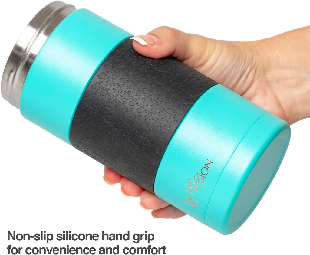 Large 22Oz Insulated Portable Dog Water Bottle & Dispenser - Keep Water Cool for Your Adventures!