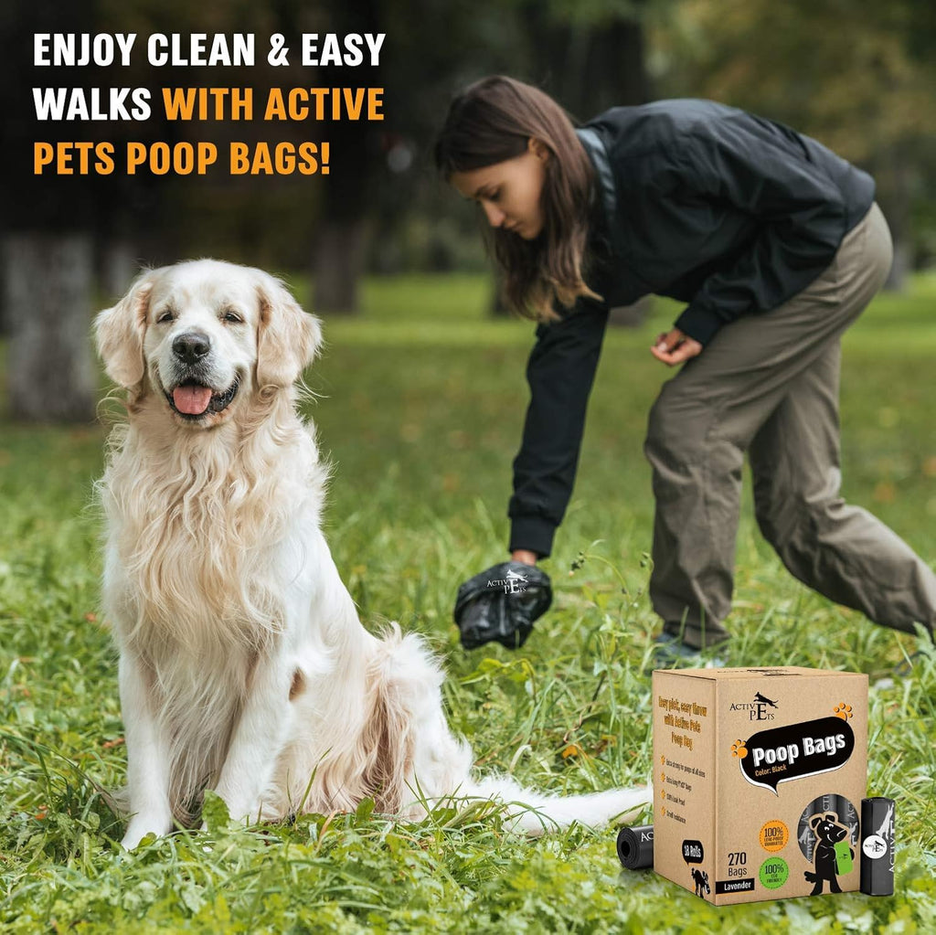 Ultra Durable Lavender-Scented Dog Waste Bags - Leak-Proof & Eco-Friendly for Hassle-Free Cleanup