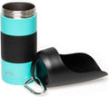 Large 22Oz Insulated Portable Dog Water Bottle & Dispenser - Keep Water Cool for Your Adventures!