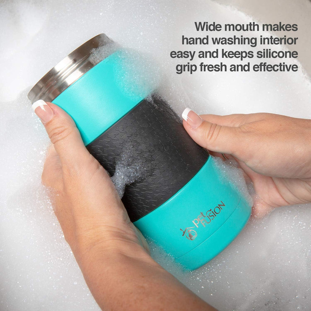 Large 22Oz Insulated Portable Dog Water Bottle & Dispenser - Keep Water Cool for Your Adventures!