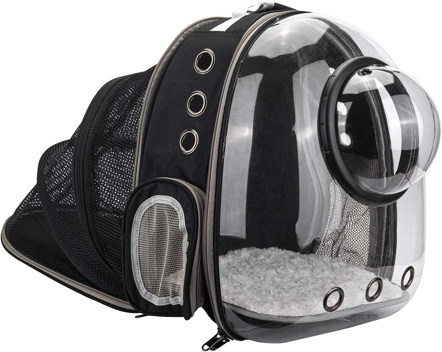 Versatile Black Cat & Dog Backpack Carrier - Perfect for Travel, Hiking & Outdoor Adventures!