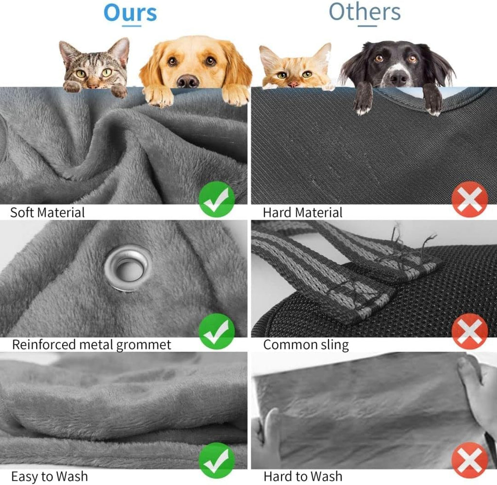 Ultimate Pet Grooming Hammock Harness with Nail Clippers & Accessories - Perfect for Stress-Free Nail Trimming of Large Dogs!