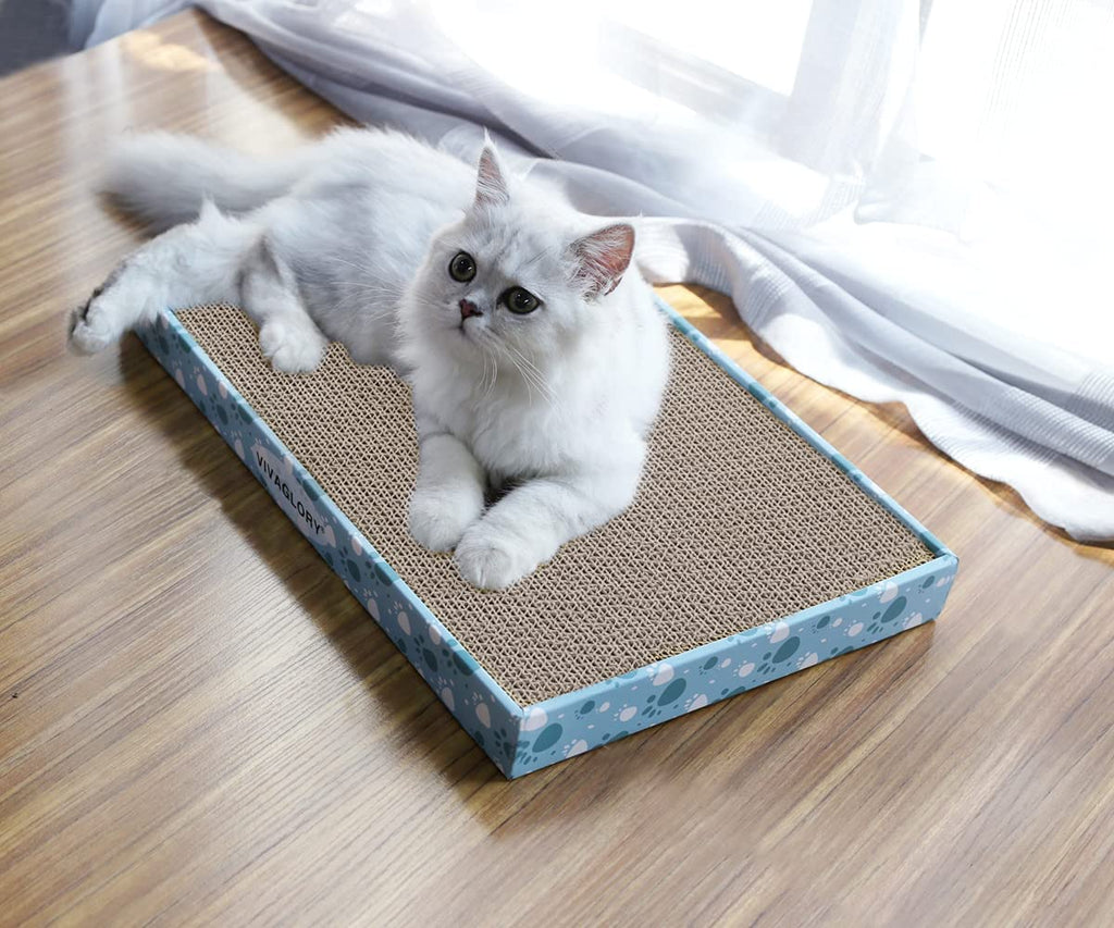Ultimate Cat Scratcher Pad - 3-Pack Extra Wide Cardboard Scratch Boards with Catnip for Indoor Kittens