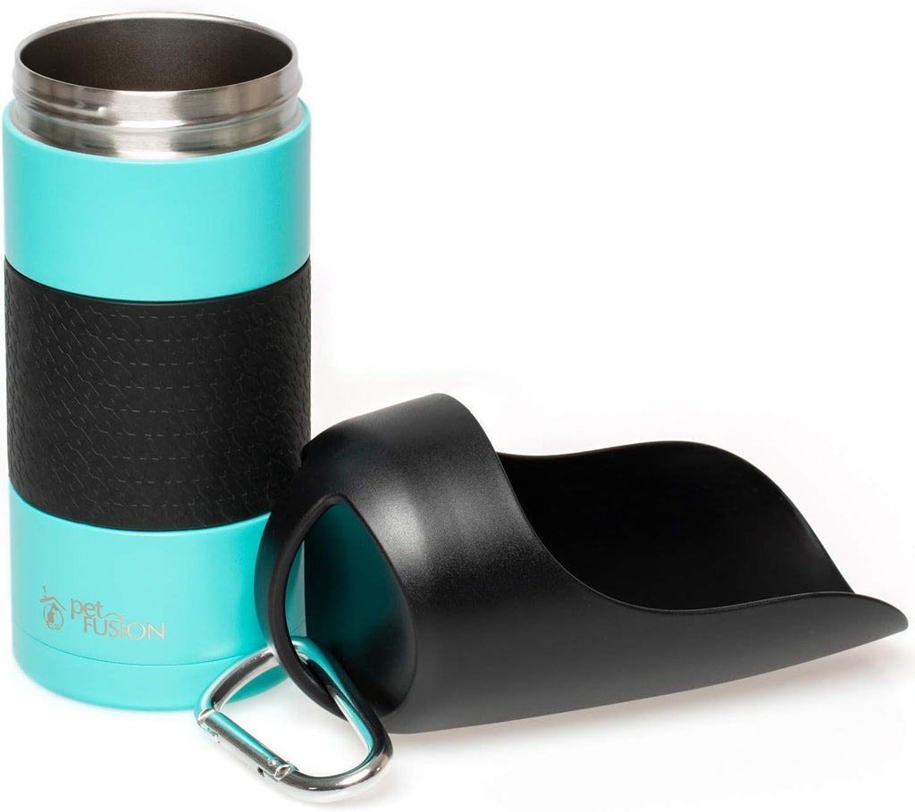 Large 22Oz Insulated Portable Dog Water Bottle & Dispenser - Keep Water Cool for Your Adventures!